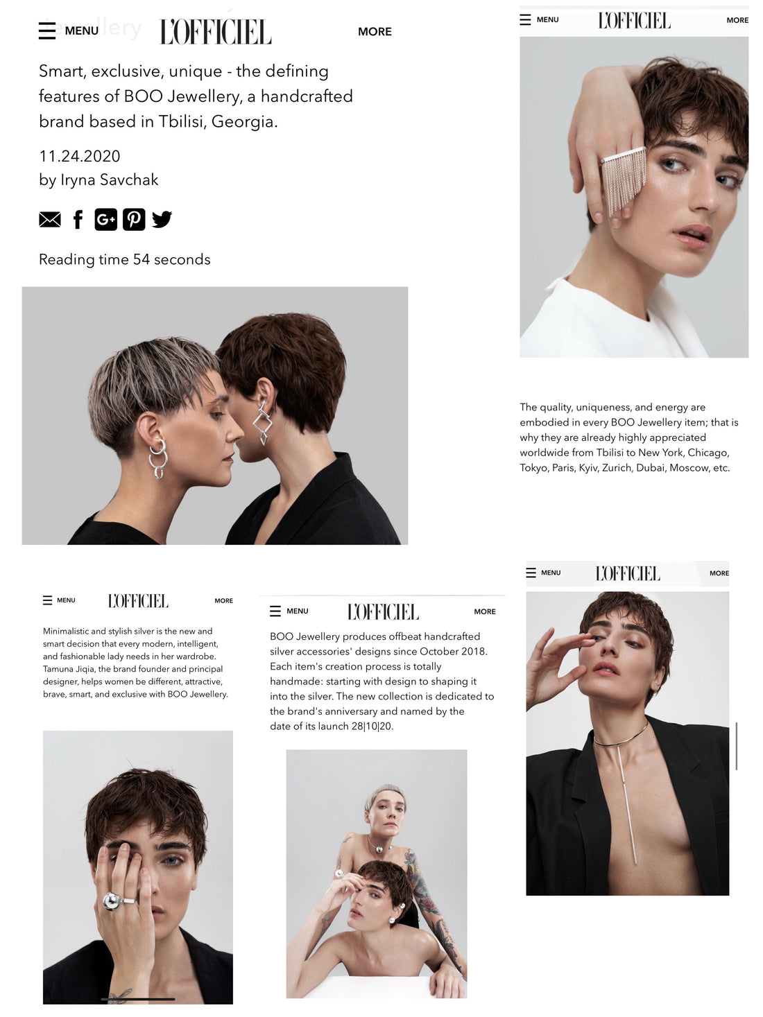 L’Officiel Spotlight: BOO Jewellery’s 2020 Collection