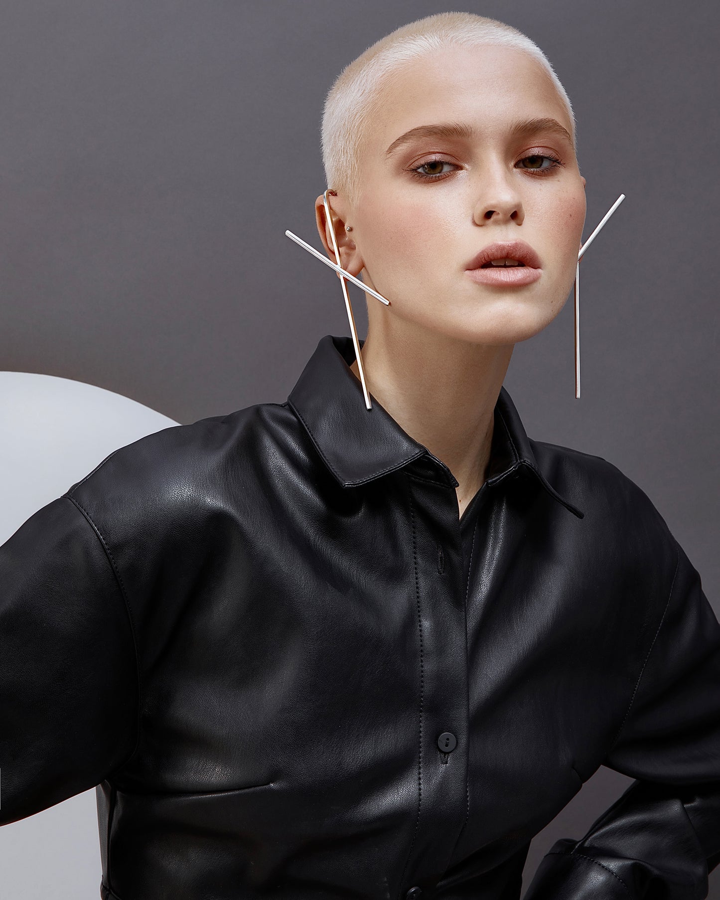 BIG X EARRINGS