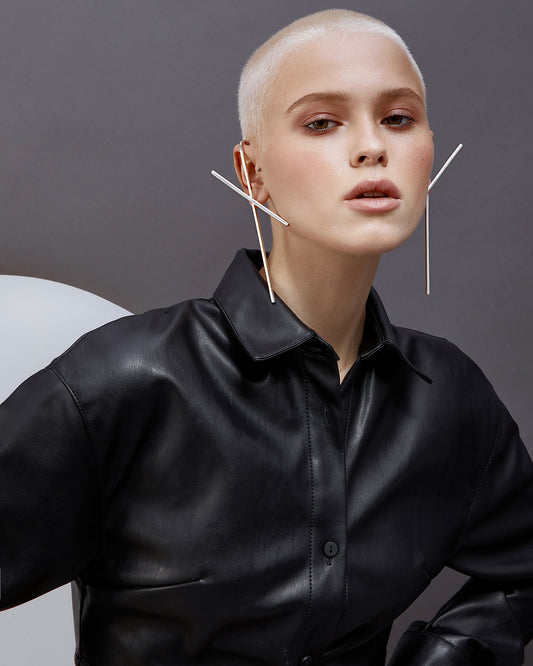 BIG X EARRINGS